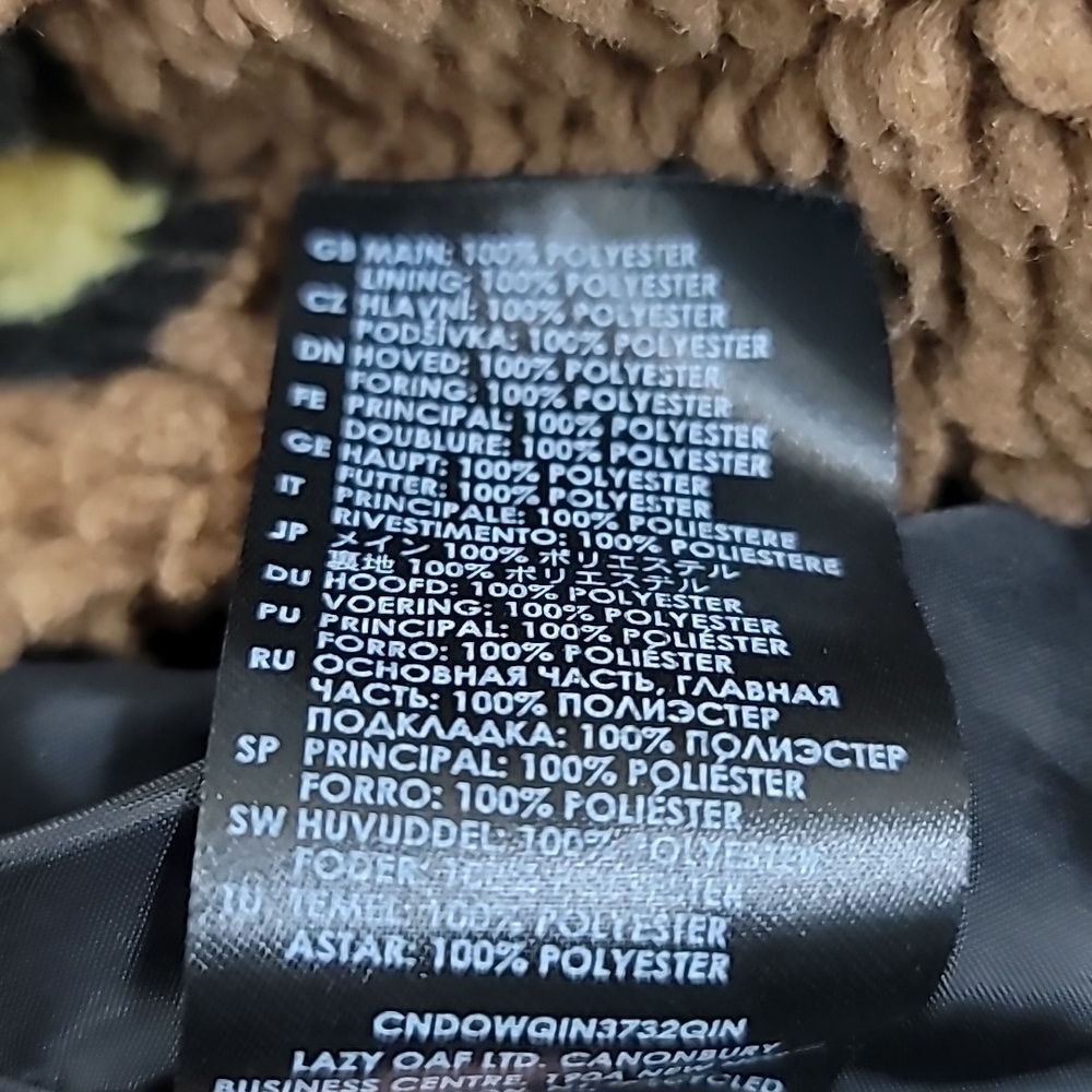 Lazy Oaf Flower Fleece Hoodie And Bag Set - Picture 7 of 13